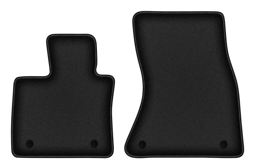 Tapis avant velours noirs